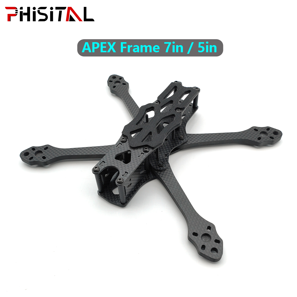 Drone Kit With Camera - APEXフレーム 7インチ/6インチ/5インチ カーボンファイバー クアッドコプターフレームキット 19/22mmカメラ用 |